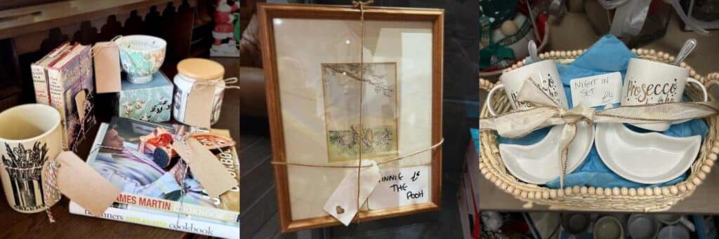Selection of sustainable preloved gifts